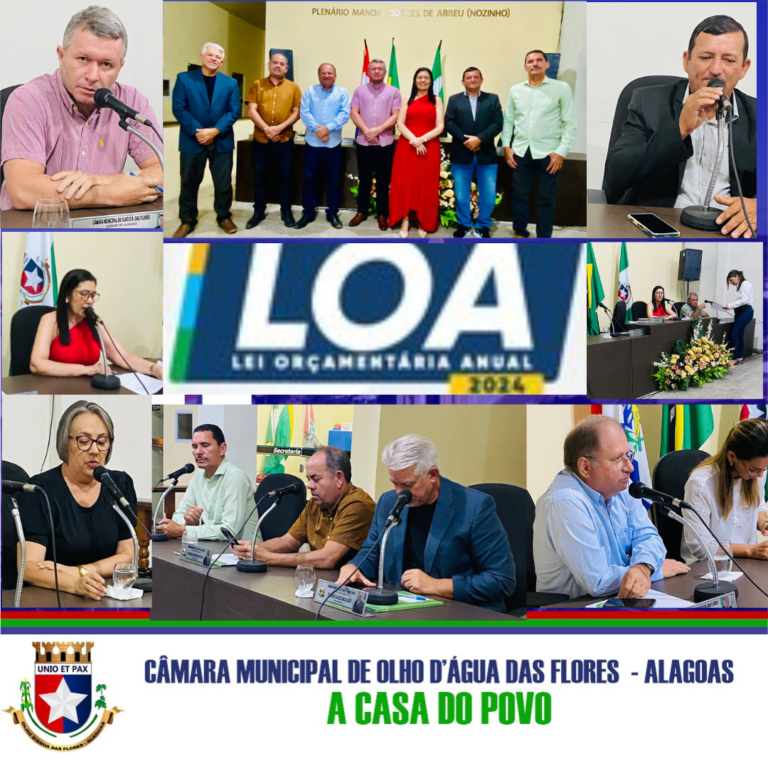 Câmara aprova por unanimidade a Lei Orçamentária Anual para o Exercício Financeiro Municipal de 2024