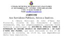 Convite - Audiência Pública Sobre A Alteração Ao Regime Próprio De Previdência.