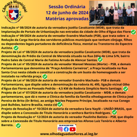 Projetos do poder Legislativo são aprovados após análise das Comissões