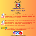 SESSÃO ORDINÁRIA - 10.05.2024